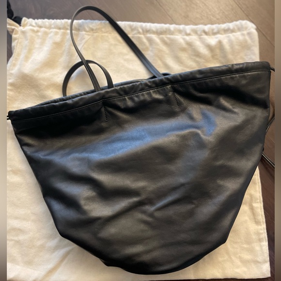 Khaite Osa Drawstring Medium Leather Tote Bag NWOT - Picture 2 of 10